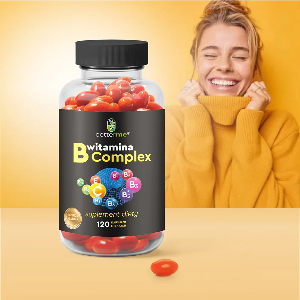 B Complex 100% RSW suplement diety 120 kapsułek - Image 3