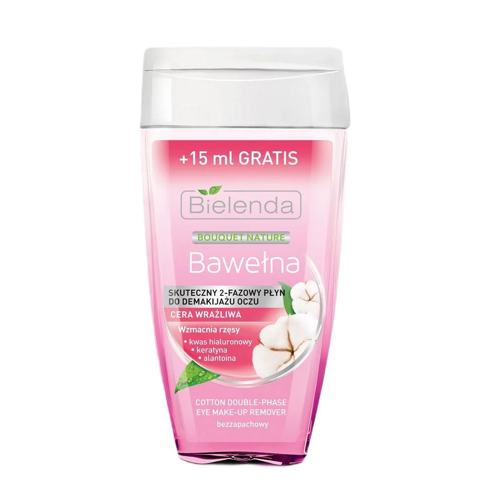 Bouquet Nature dwufazowy płyn do demakijażu oczu Bawełna 140ml