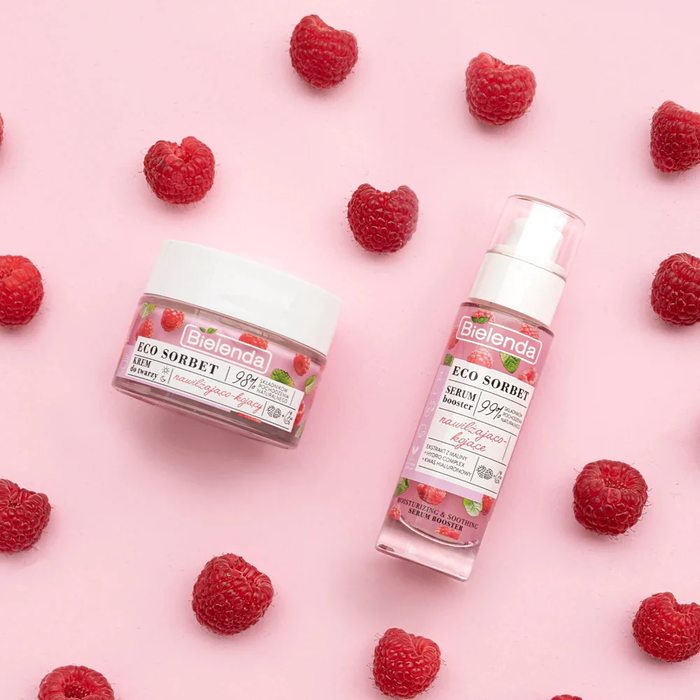 Eco Sorbet serum booster nawilżająco-kojące Malina 30ml - Image 2