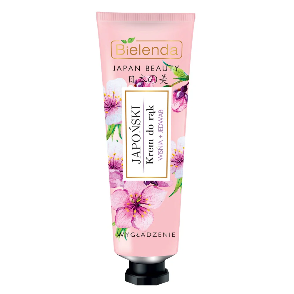 Japan Beauty japoński krem do rąk Wiśnia + Jedwab 50ml