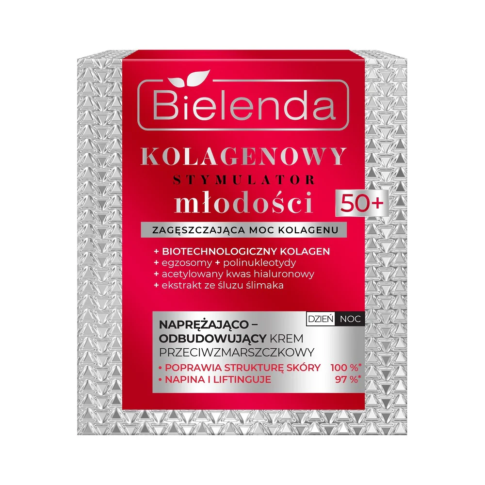 Kolagenowy Stymulator Młodości naprężająco-odbudowujący krem przeciwzmarszczkowy 50+ 50ml - Image 3