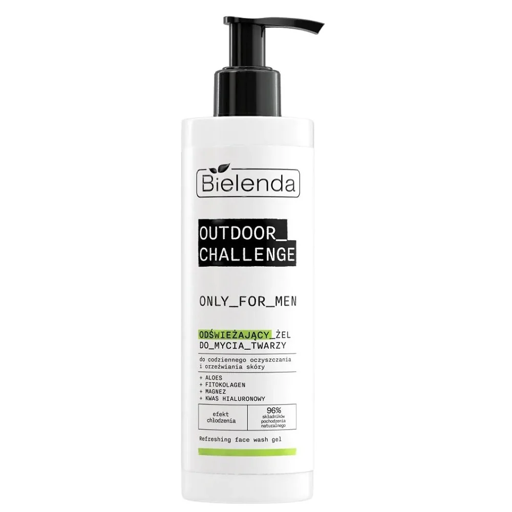 Only For Men Outdoor Challenge odświeżający żel do mycia twarzy 190ml