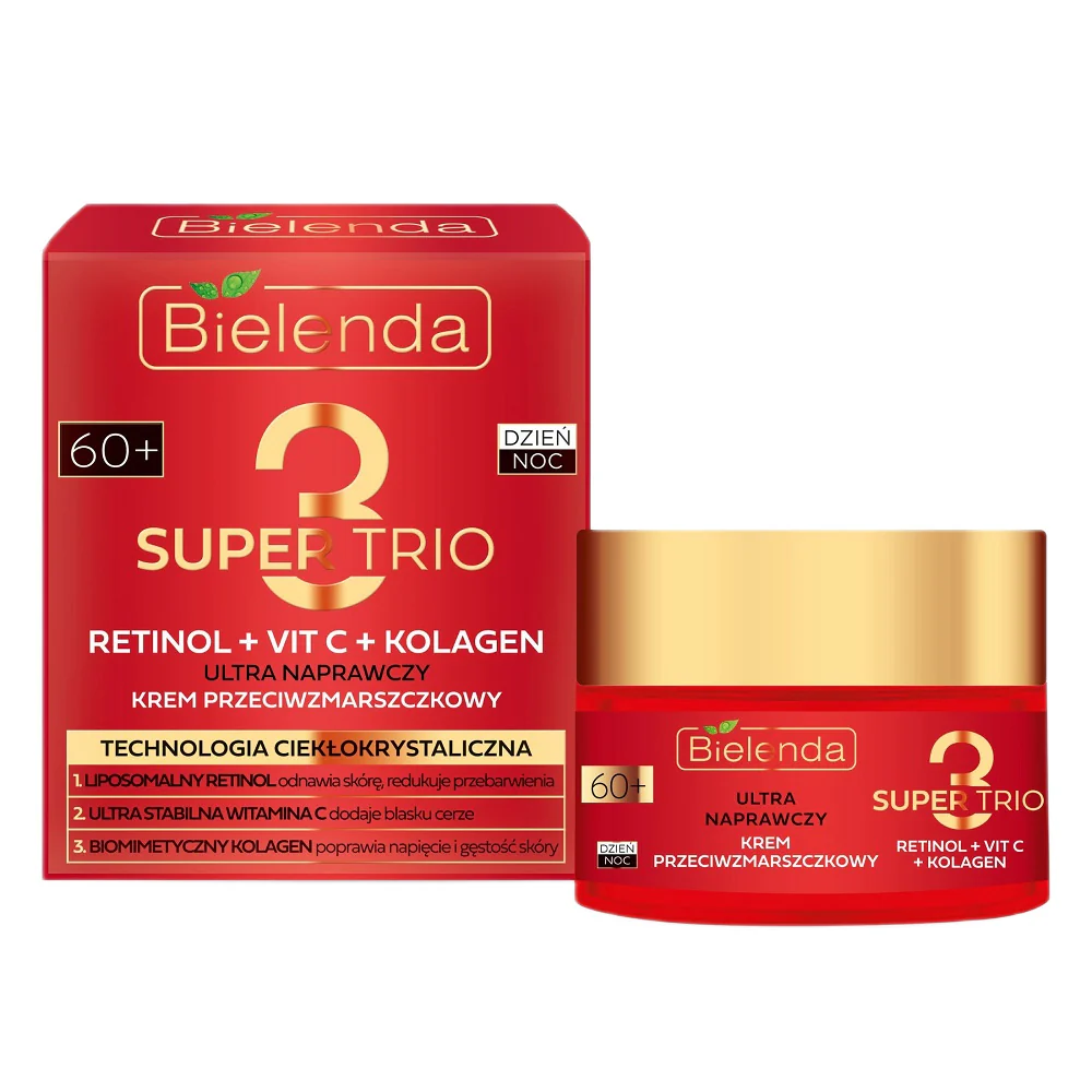 Super Trio ultra naprawczy krem przeciwzmarszczkowy 60+ 50ml