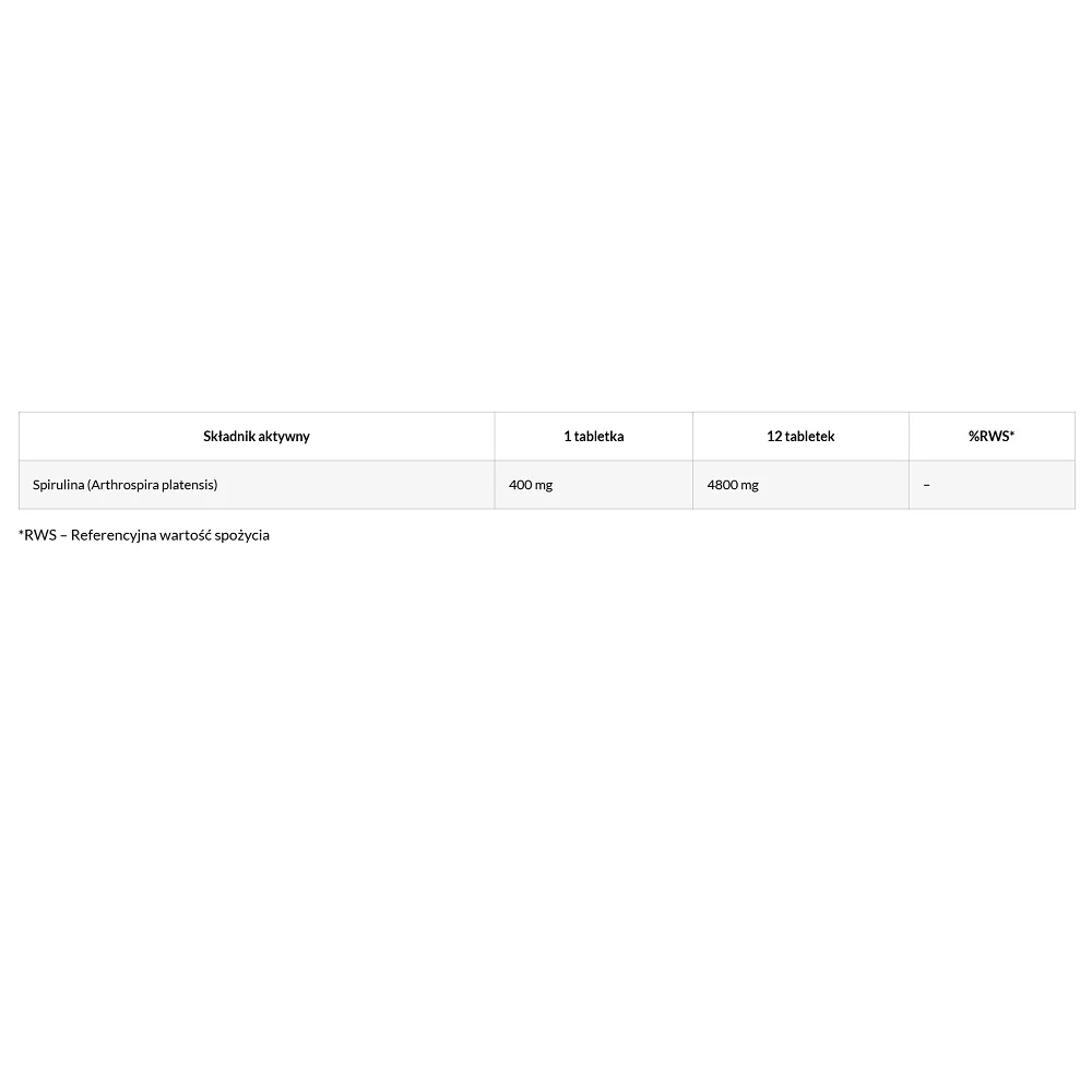 Bio Spirulina suplement diety 400 tabletek - Image 2