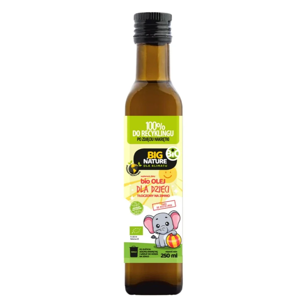 Olej dla dzieci tłoczony na zimno 250ml
