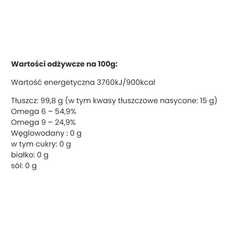 Olej z czarnuszki tłoczna zimno dla dzieci 250ml - Image 2