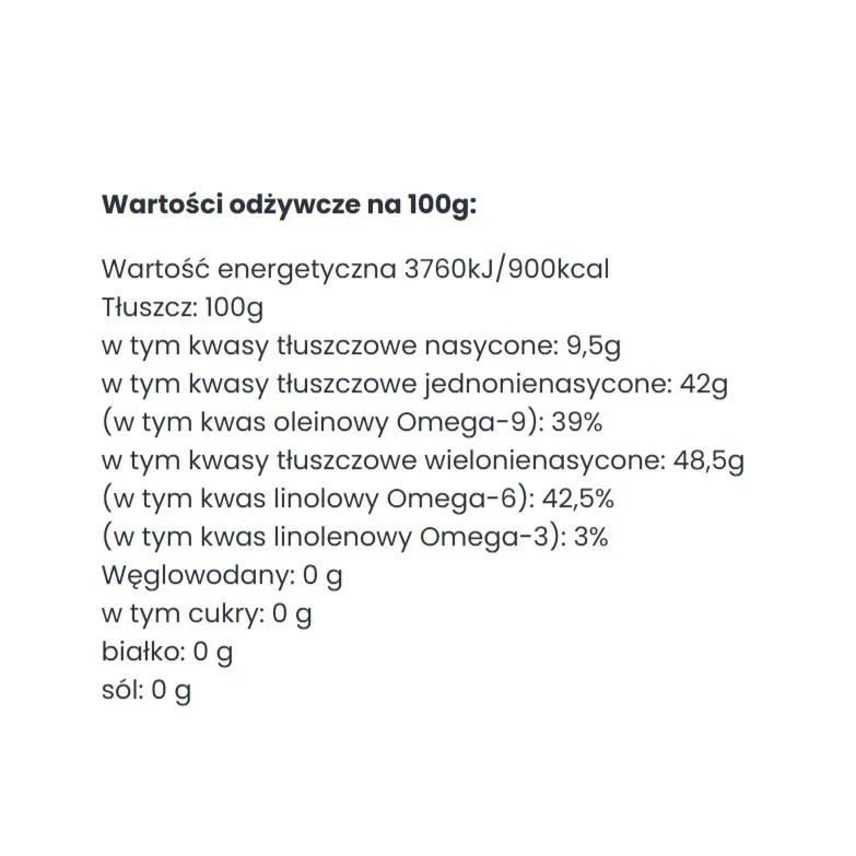 Omega 3-6-9 olej dla dzieci tłoczony na zimno 250ml - Image 2