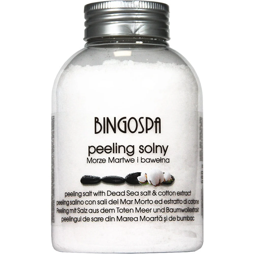 Peeling solny z solą z Morza Martwego i ekstraktem z bawełny 580g