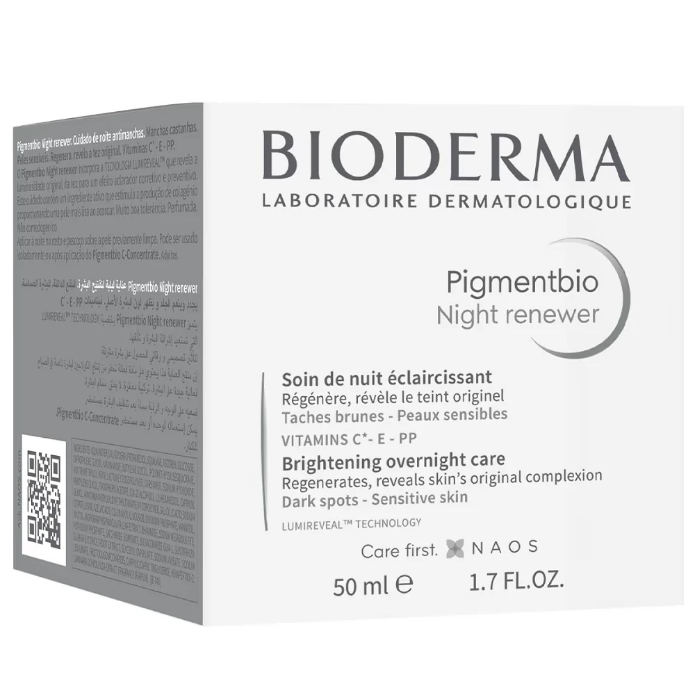 Pigmentbio Night Renewer rozjaśniający krem do twarzy na noc 50ml - Image 2
