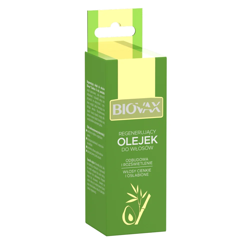 Bambus & Olej Avocado regenerujący olejek do włosów 15ml - Image 3