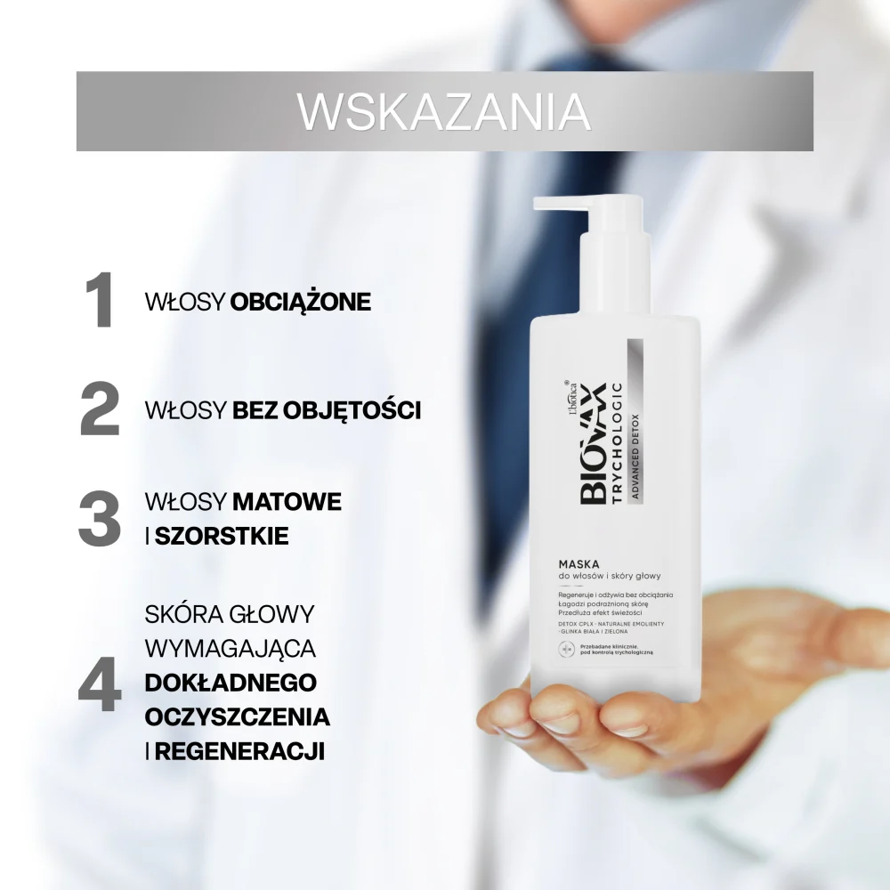 Trychologic Advanced Detox maska do włosów i skóry głowy 200ml - Image 5