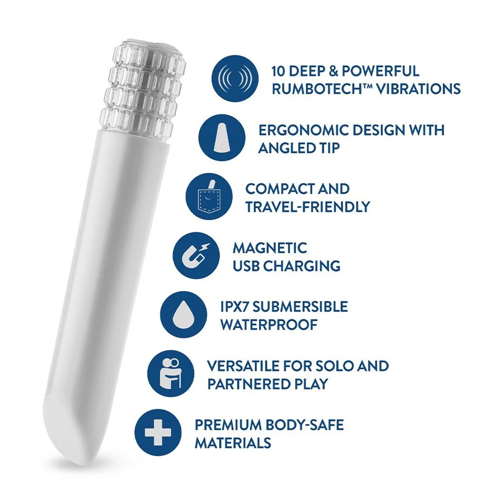 Oh My Gem Bold Power Vibe wodoodporny wibrator z 10 trybami wibracji Diamond - Image 4