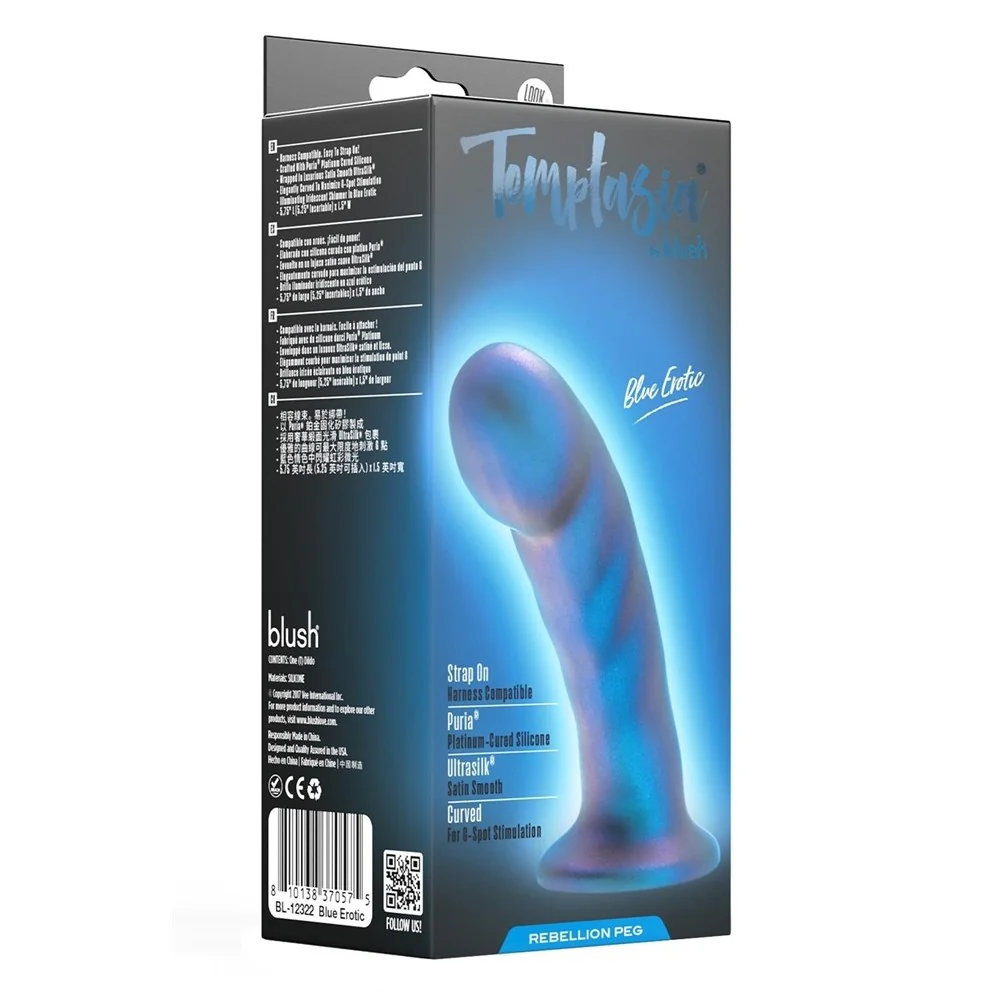 Temptasia Rebellion Peg wielofunkcyjne dildo Blue Erotic - Image 3