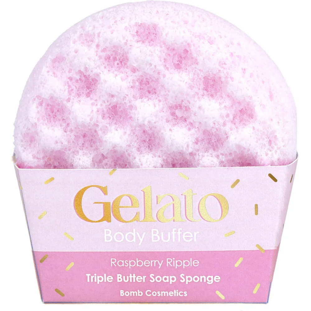 Gelato Body Buffer gąbka do mycia ciała Raspberry Ripple 200g - Image 2