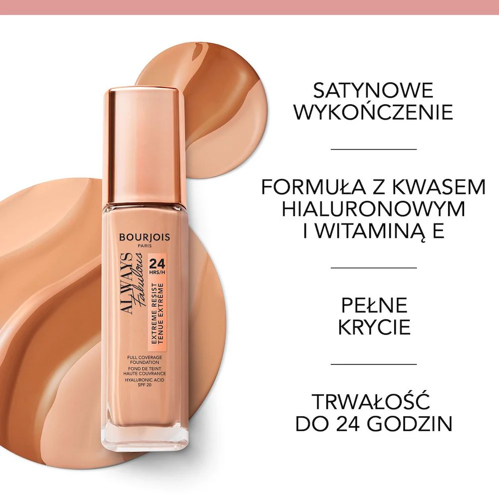 Always Fabulous Extreme Resist Foundation SPF20 kryjący podkład do twarzy 400 Rose Beige 30ml - Image 6