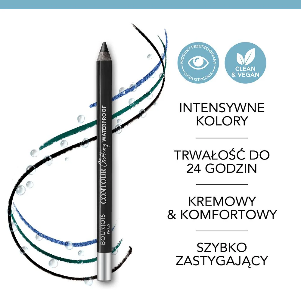 Contour Clubbing wodoodporna kredka do oczu 1.2g - Image 3