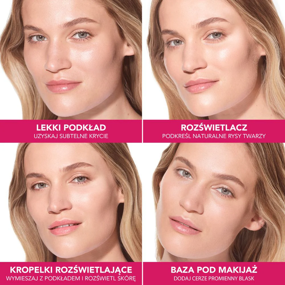 Good to Glow rozświetlacz lekki podkład i baza 3w1 30ml - Image 6