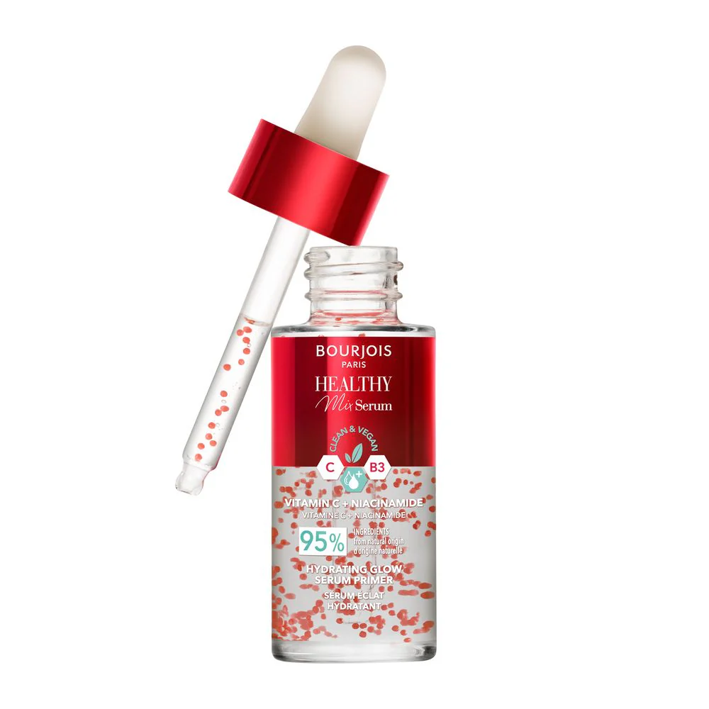 Healthy Mix Serum Primer rozświetlający primer-serum do twarzy z witaminą C i niacynamidem 30ml - Image 4