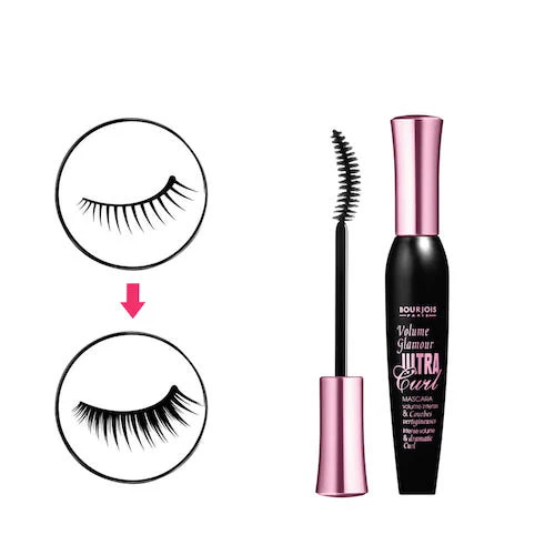 Volume Glamour Ultra Curl Mascara podkręcający tusz do rzęs 01 Black 12ml - Image 4