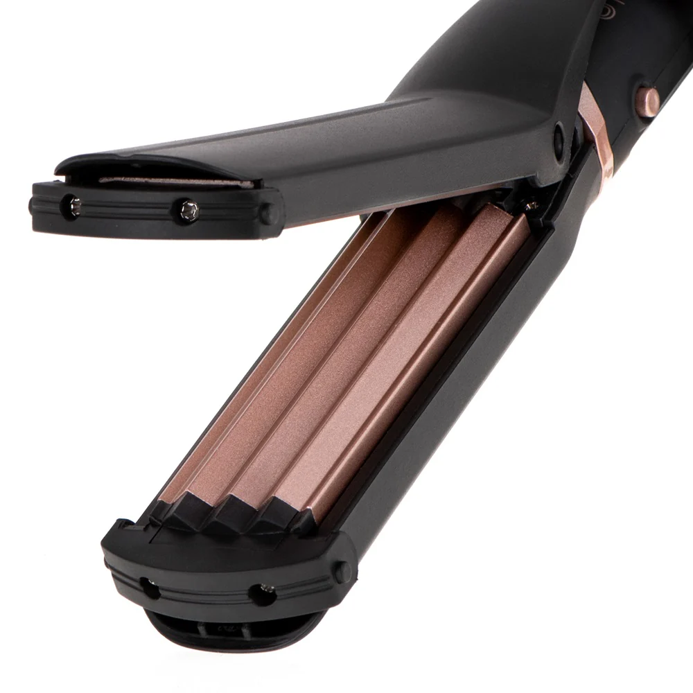 Hair Styler zestaw do stylizacji włosów 5in1 1200W płytka falująca 3D + lokówka 32mm + lokówka 19mm + szczotka prostująca + płytki karbujące Zig-Zag - Image 13