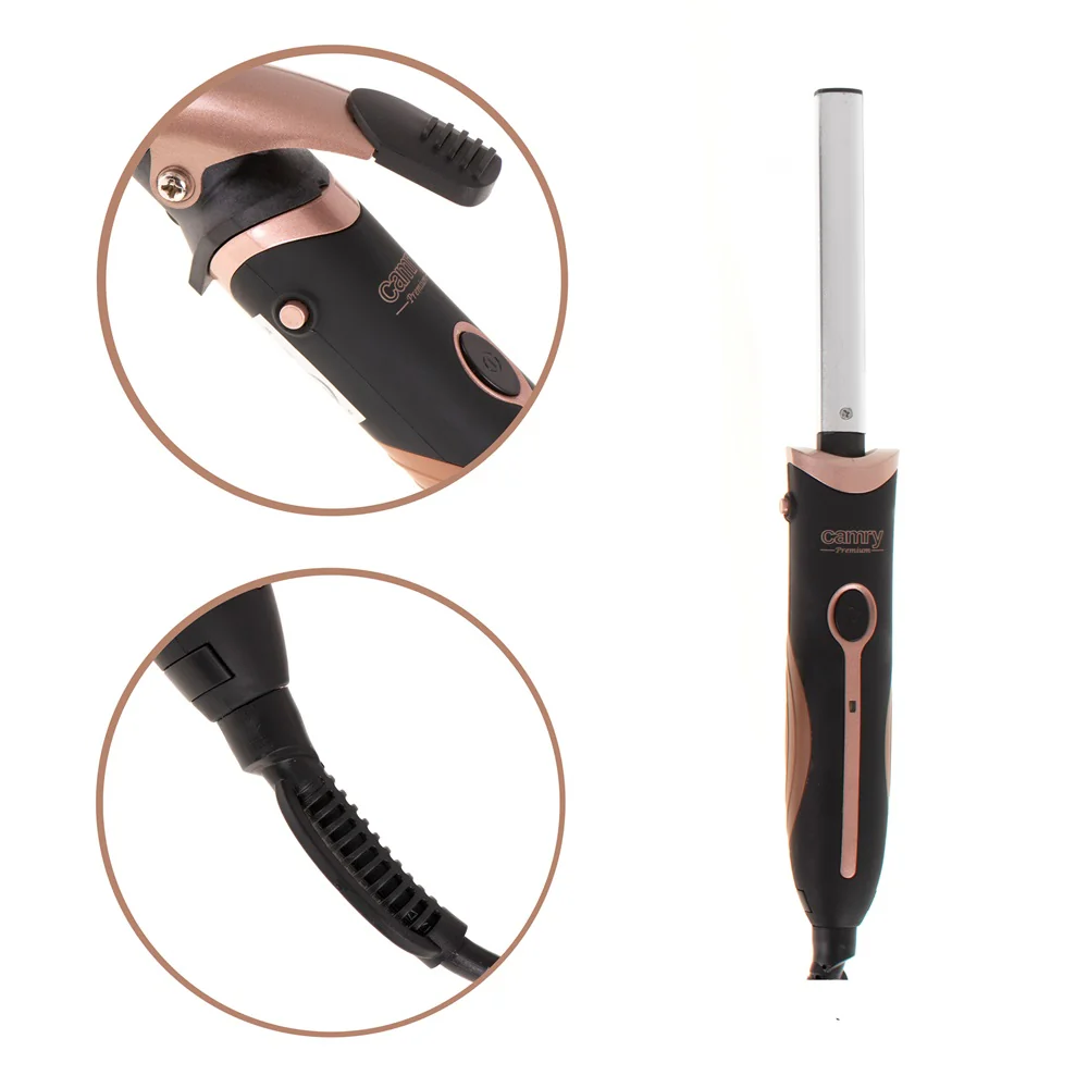 Hair Styler zestaw do stylizacji włosów 5in1 1200W płytka falująca 3D + lokówka 32mm + lokówka 19mm + szczotka prostująca + płytki karbujące Zig-Zag - Image 5