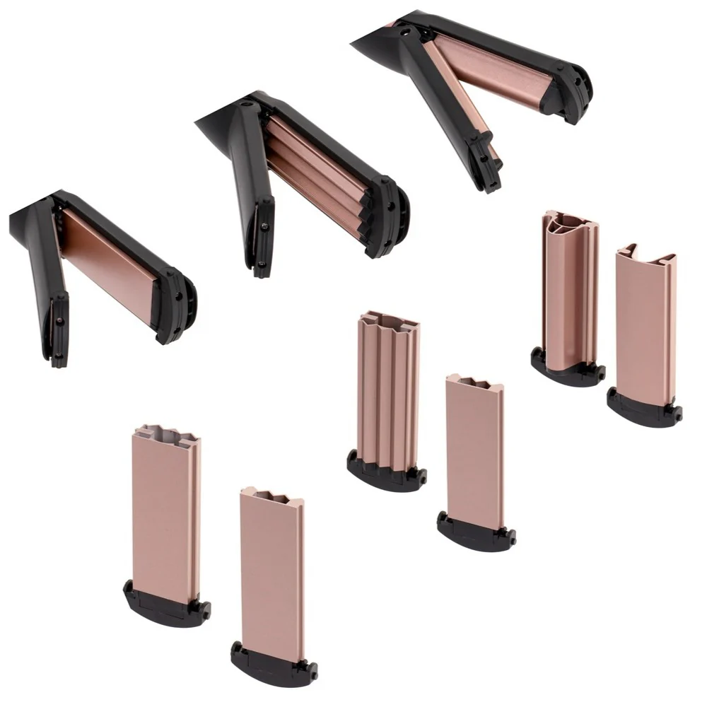 Hair Styler zestaw do stylizacji włosów 5in1 1200W płytka falująca 3D + lokówka 32mm + lokówka 19mm + szczotka prostująca + płytki karbujące Zig-Zag - Image 7