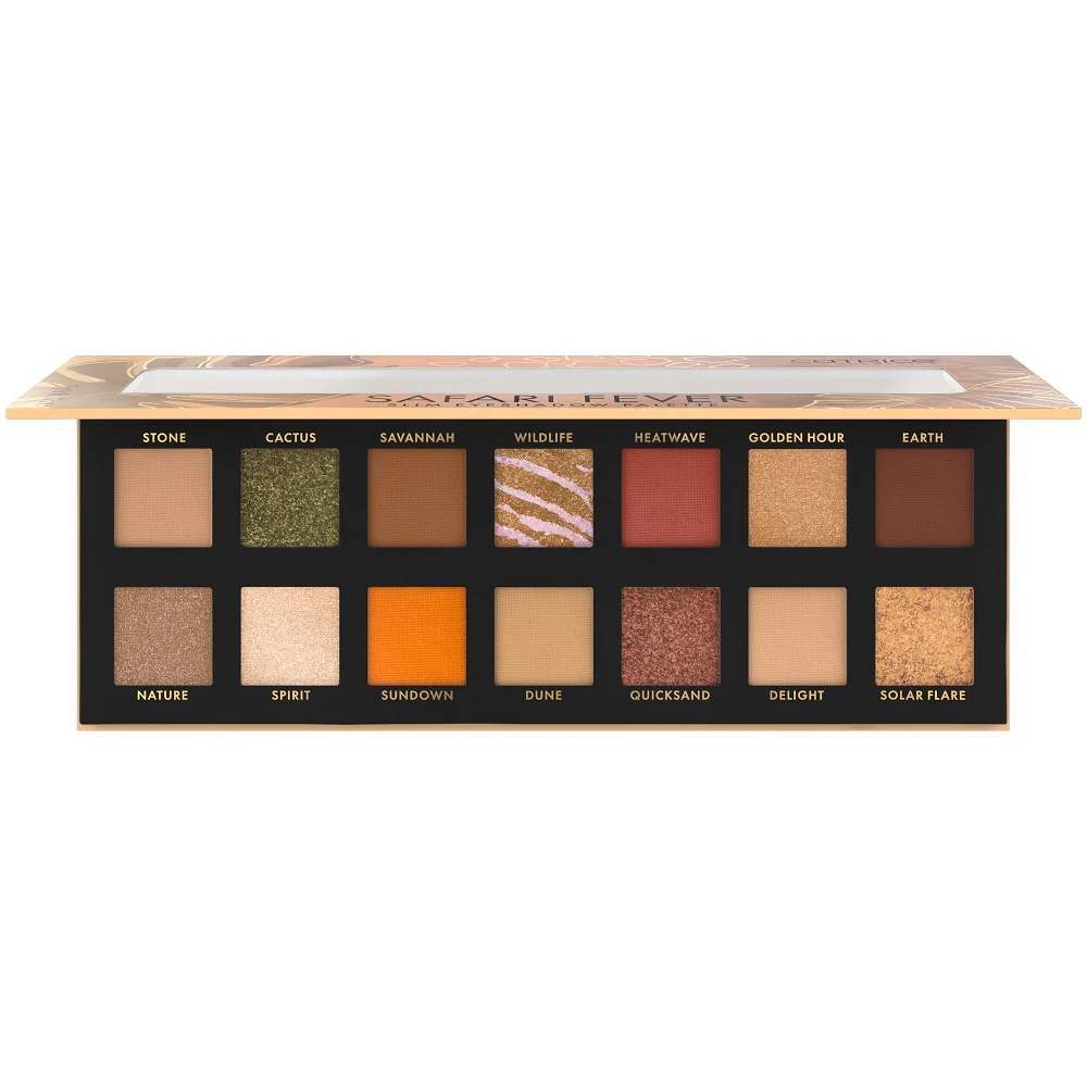 Safari Fever Slim Eyeshadow Palette paleta cieni do powiek 010 Wild Life 10.6g