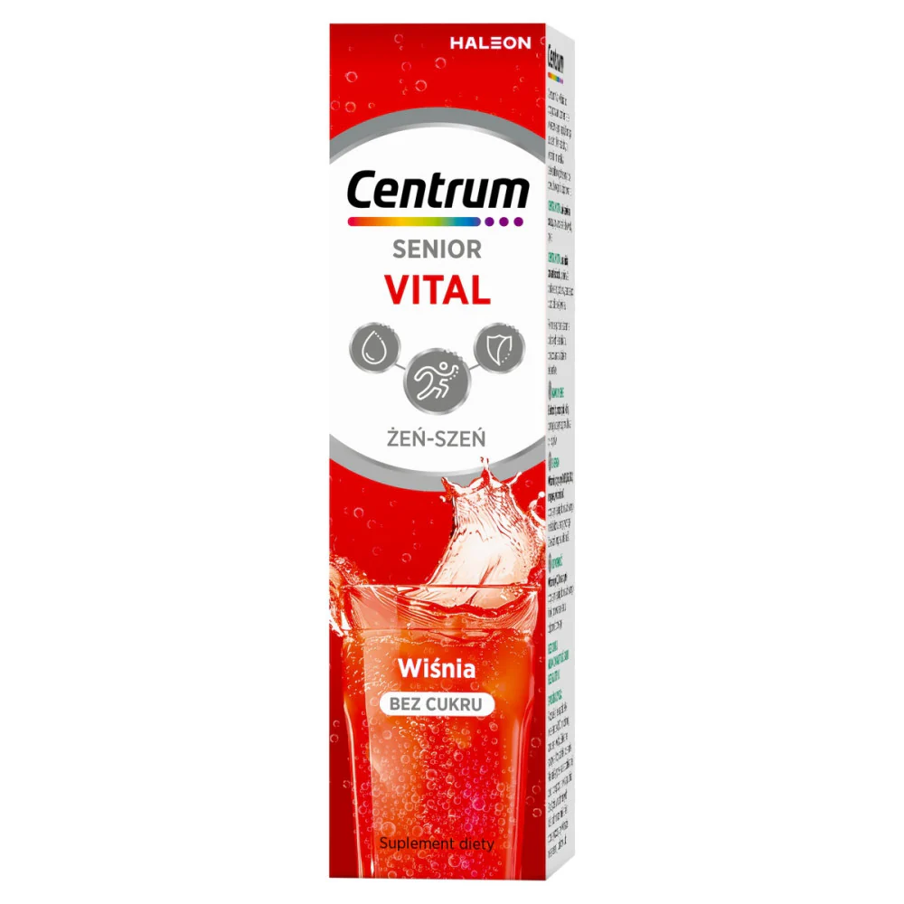 Vital Senior suplement diety wiśnia 20 tabletek musujących - Image 2