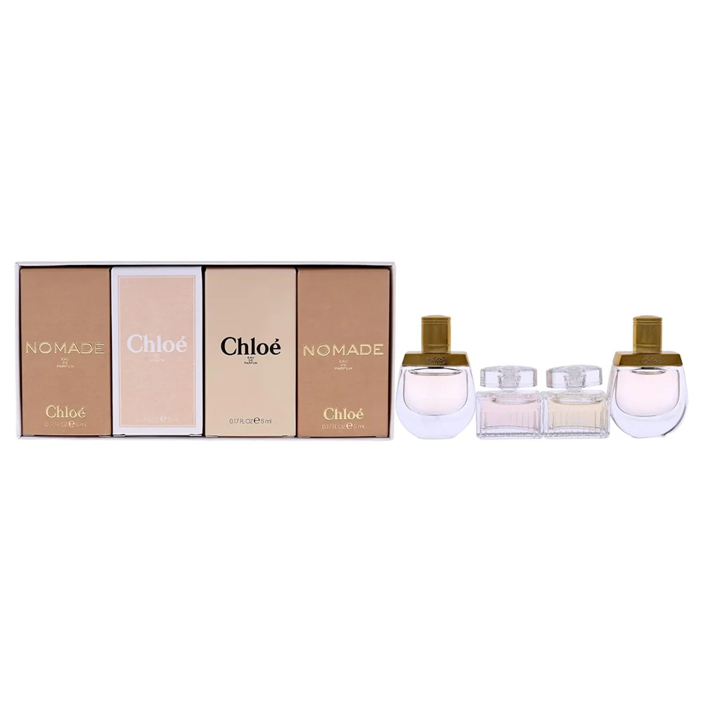 Les Parfums zestaw Nomade woda toaletowa 5ml + Rose Tangerine woda toaletowa 5ml + Chloe woda perfumowana 5ml + Nomade woda perfumowana 5ml - Image 2