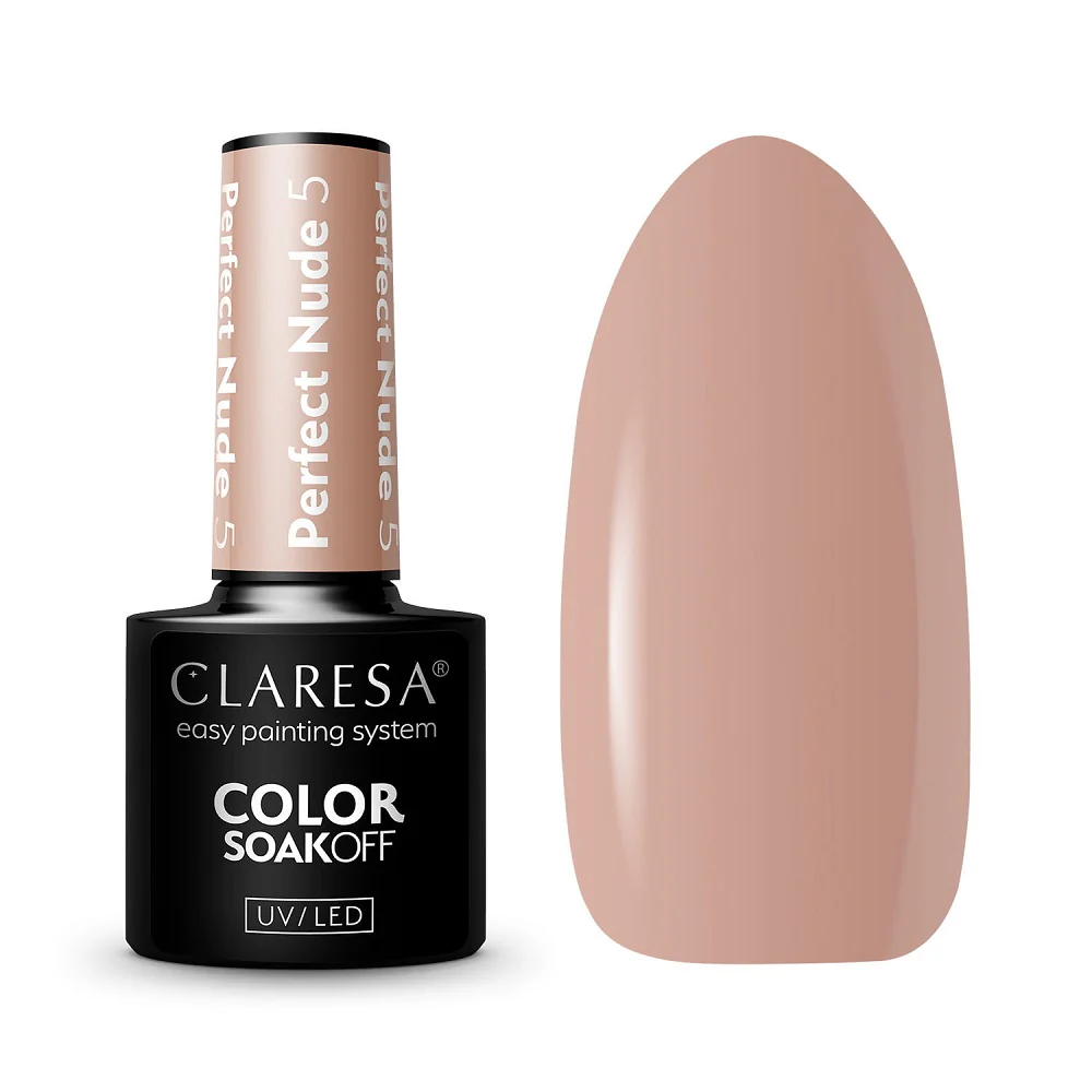 Color Soak Off UV/LED Perfect Nude lakier hybrydowy 5g - Image 4