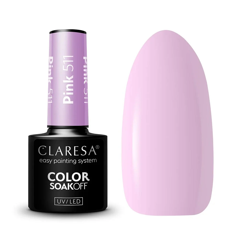 Color Soak Off UV/LED Pink lakier hybrydowy 5g - Image 6
