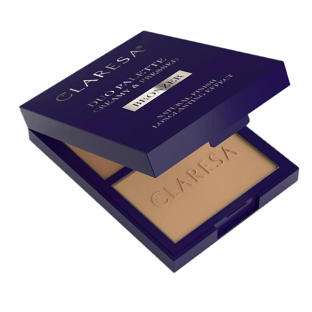 Duo Palette Creamy & Pressed kremowo-pudrowa paleta do konturowania 8.5g
