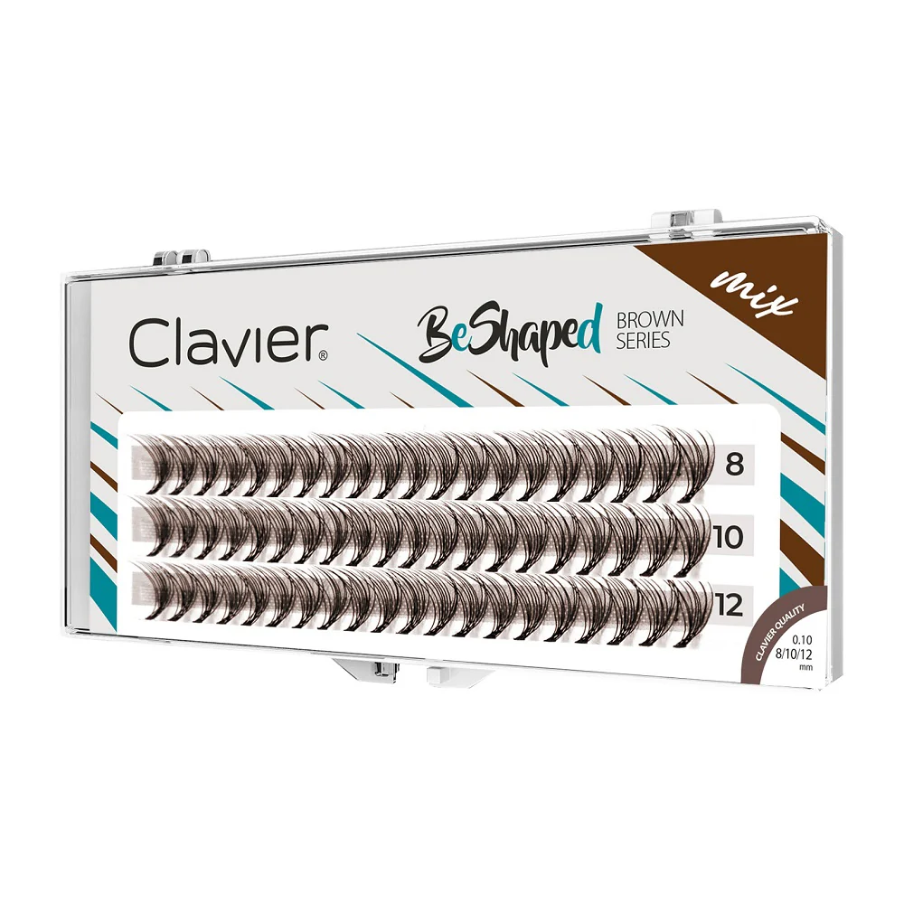BeShaped Brown kępki rzęs skręt B 10D 1szt. - Image 2