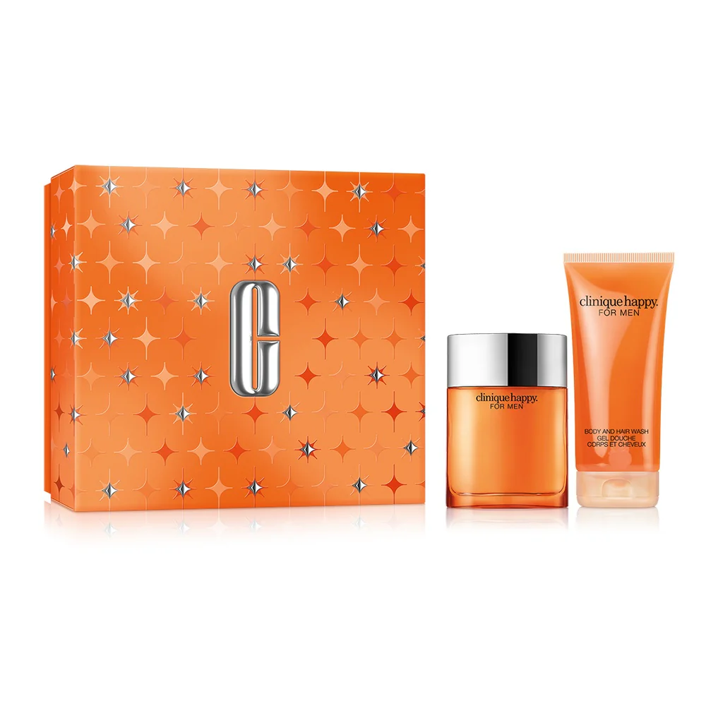 Happy For Men zestaw woda kolońska 100ml + żel do mycia ciała i włosów 200ml