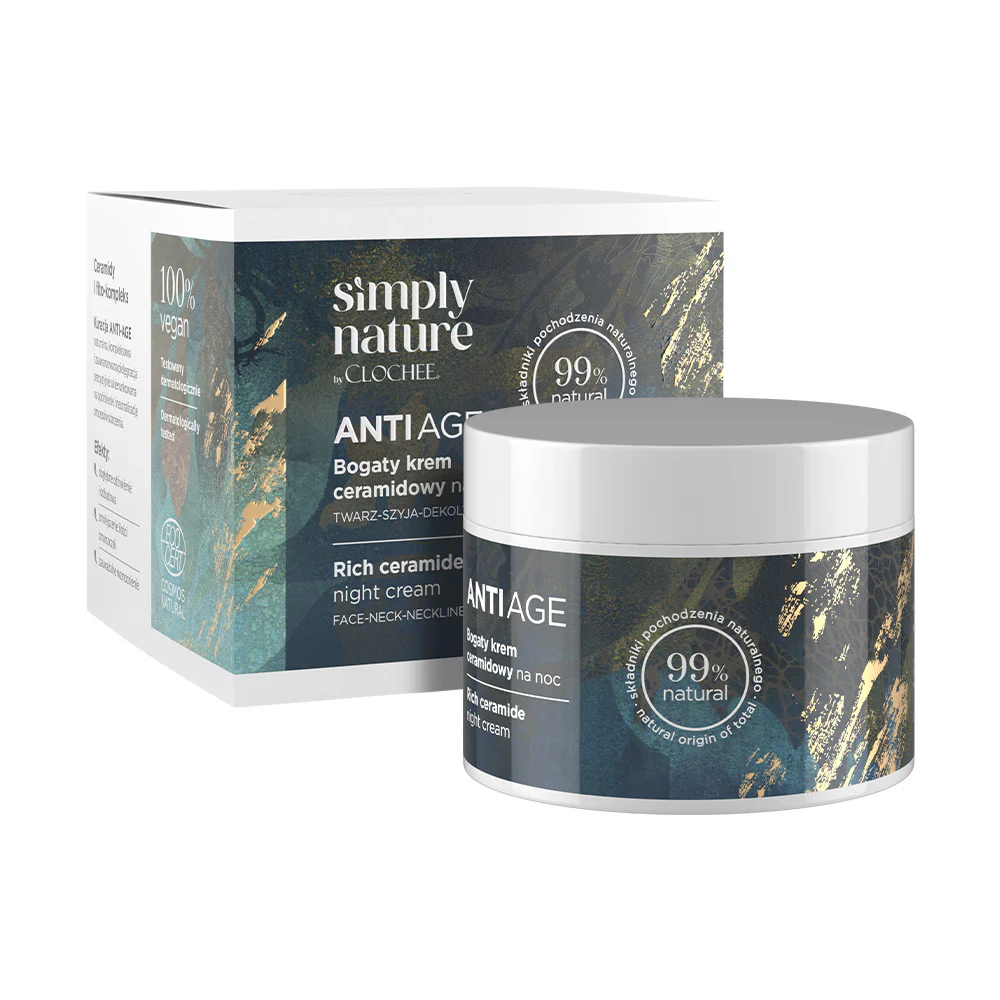 Simply Nature bogaty krem ceramidowy na noc 50ml - Image 2