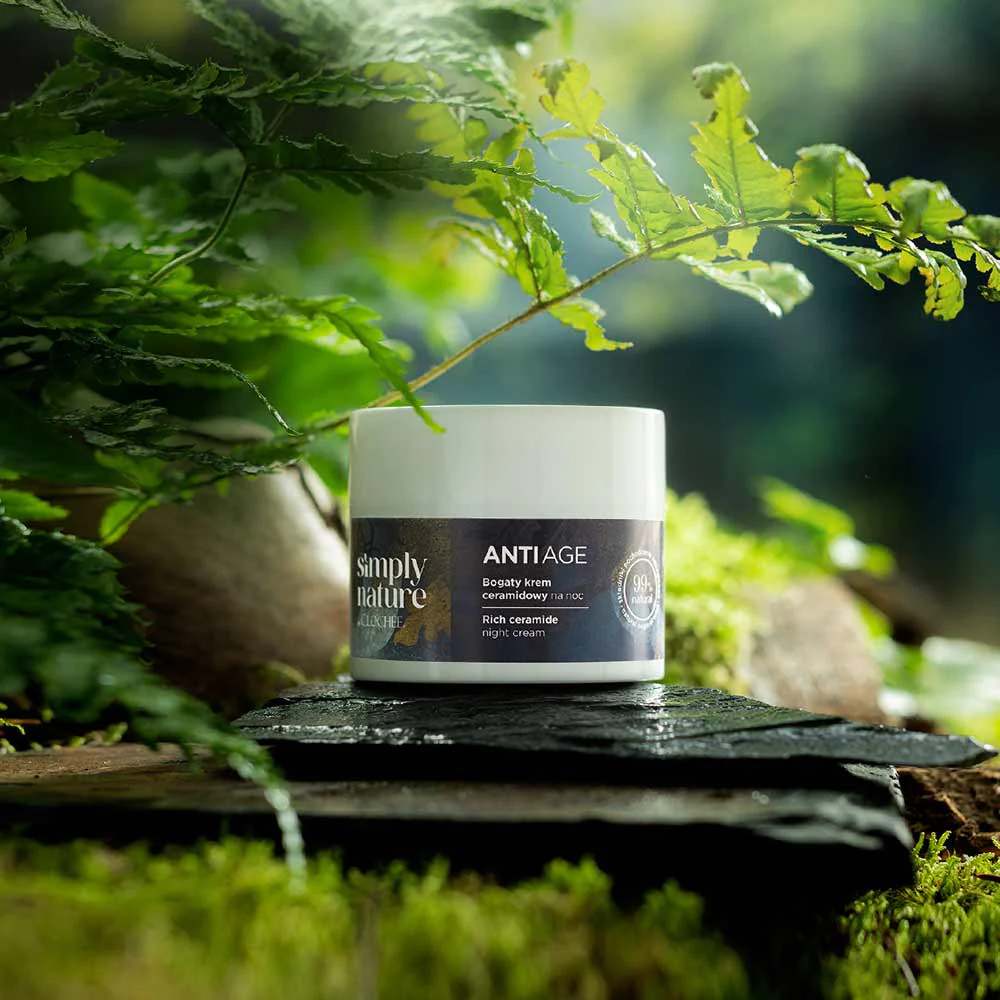 Simply Nature bogaty krem ceramidowy na noc 50ml - Image 3