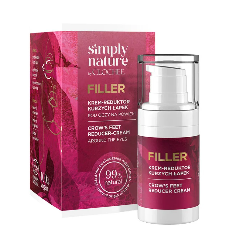 Simply Nature Filler krem-reduktor kurzych łapek pod oczy i na powieki 15ml - Image 3