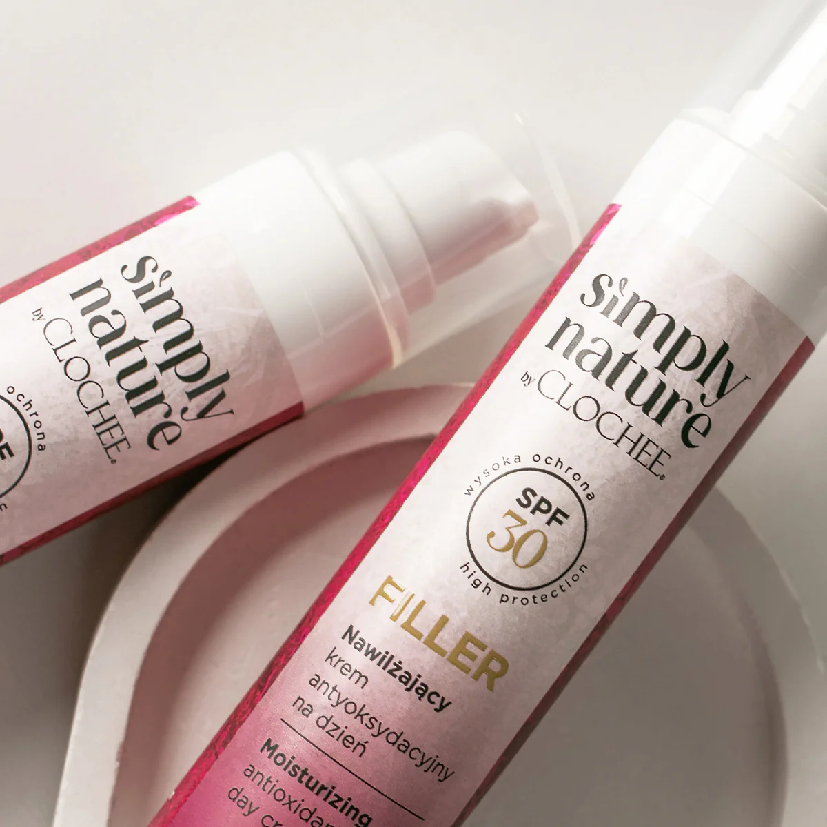 Simply Nature Filler nawilżający krem przeciwzmarszczkowy na dzień SPF50 50ml - Image 2