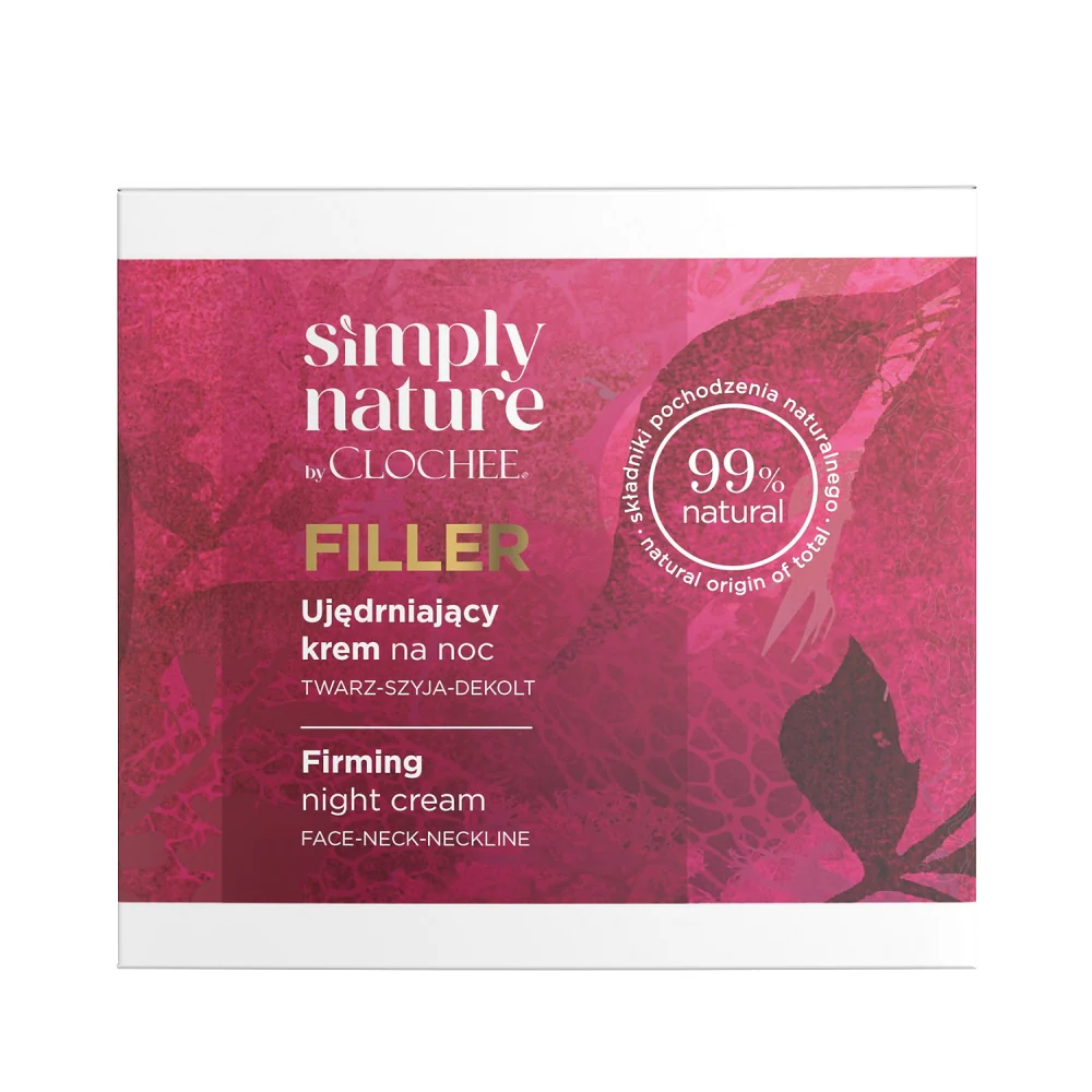 Simply Nature Filler ujędrniający krem na noc 50ml - Image 2