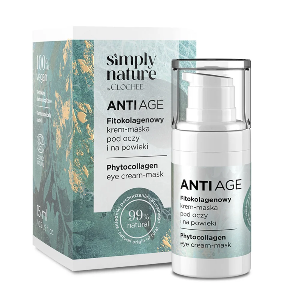 Simply Nature fitokolagenowy krem-maska pod oczy i na powieki 15ml - Image 2