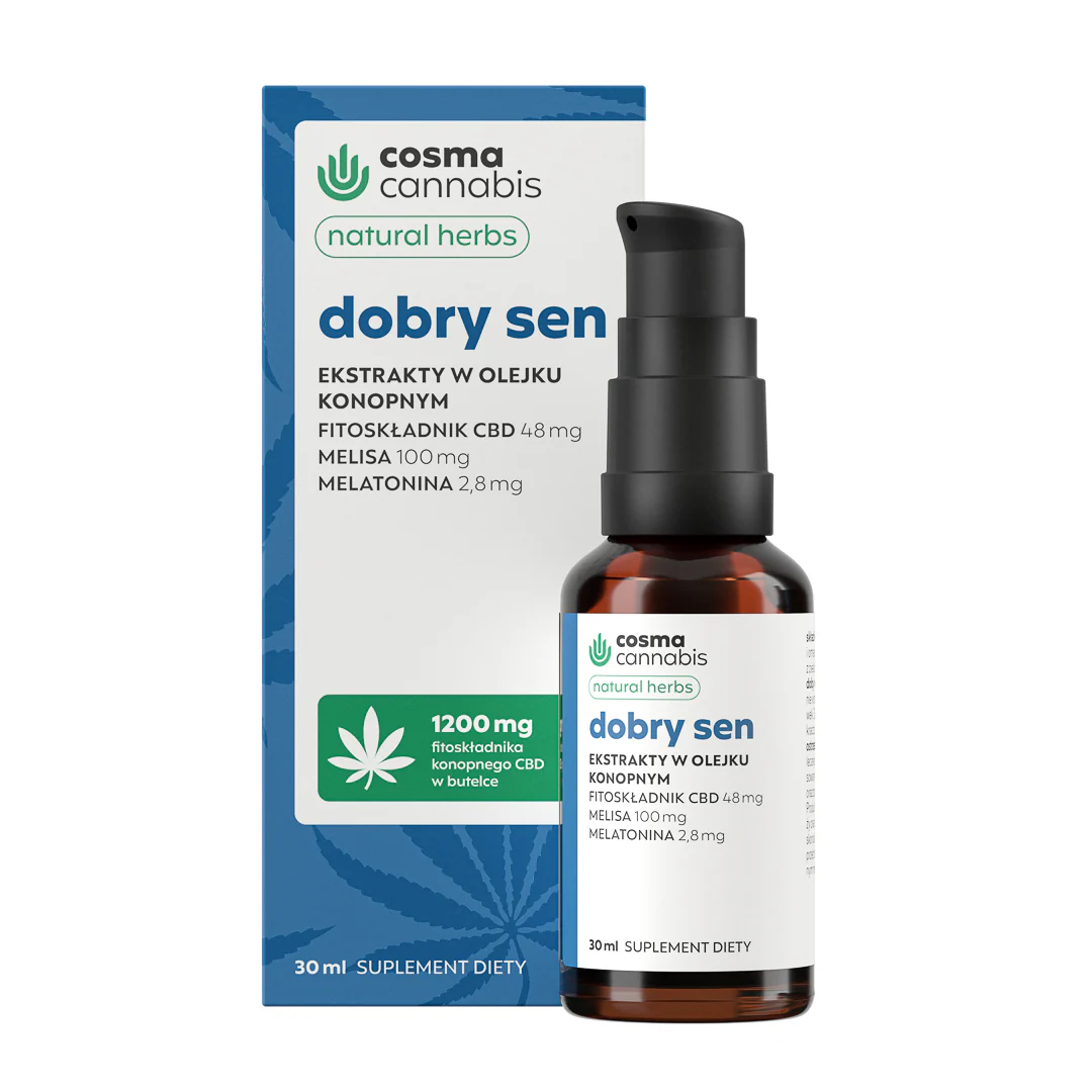 Dobry Sen ekstrakty w olejku konopnym 30ml