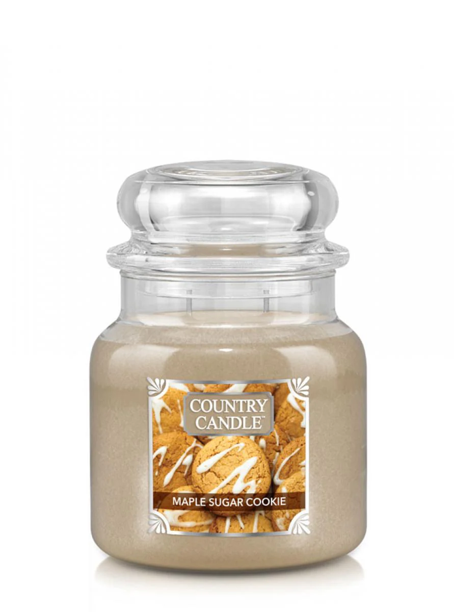 Średnia świeca zapachowa z dwoma knotami Maple Sugar Cookie 453g