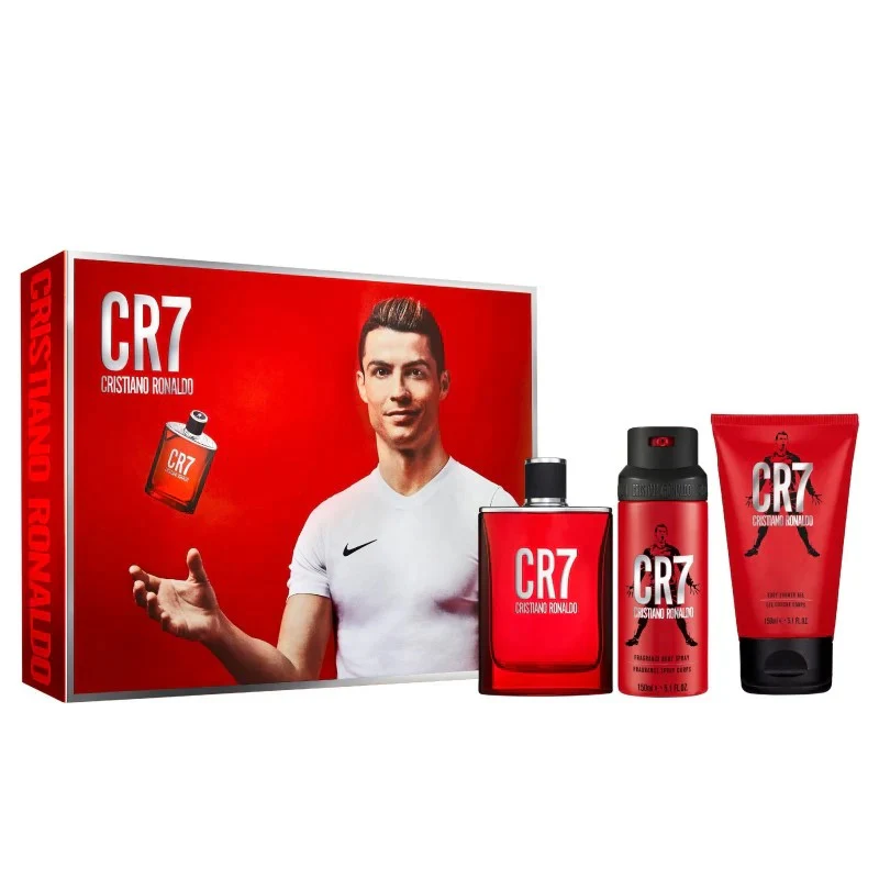CR7 zestaw woda toaletowa spray 100ml + żel pod prysznic 150ml + dezodorant spray 150ml