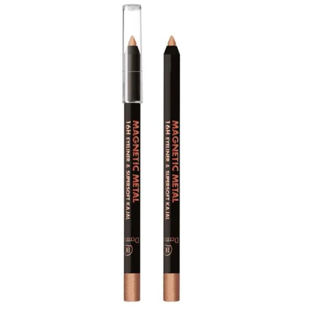 Magnetic Metal 16H Eyeliner & Supersoft Kajal metaliczna kredka do oczu 02 Bronze 2g