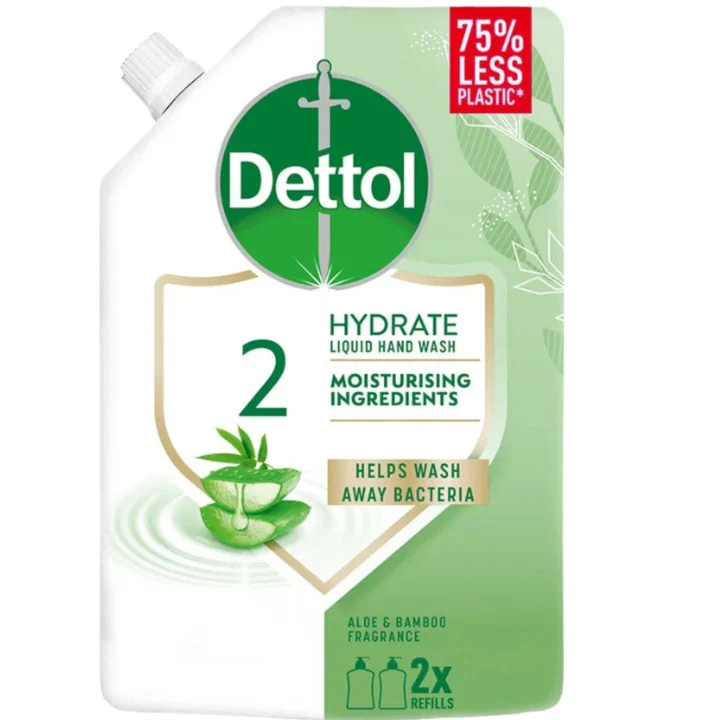 Nawilżające mydło do rąk w płynie aloes i bambus refill 500ml