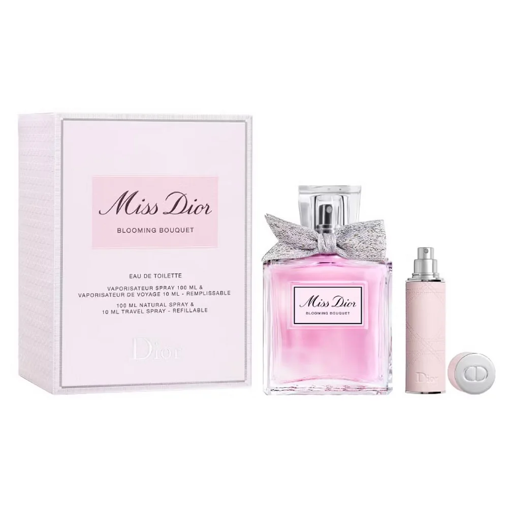 Miss Dior Blooming Bouquet zestaw woda toaletowa spray 100ml + woda toaletowa spray 10ml