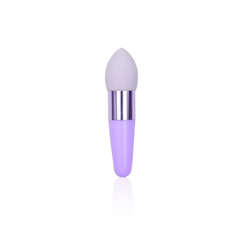 Make-up Sponge Applicator aplikator do podkładu gąbeczka z rączką Fiolet 4315