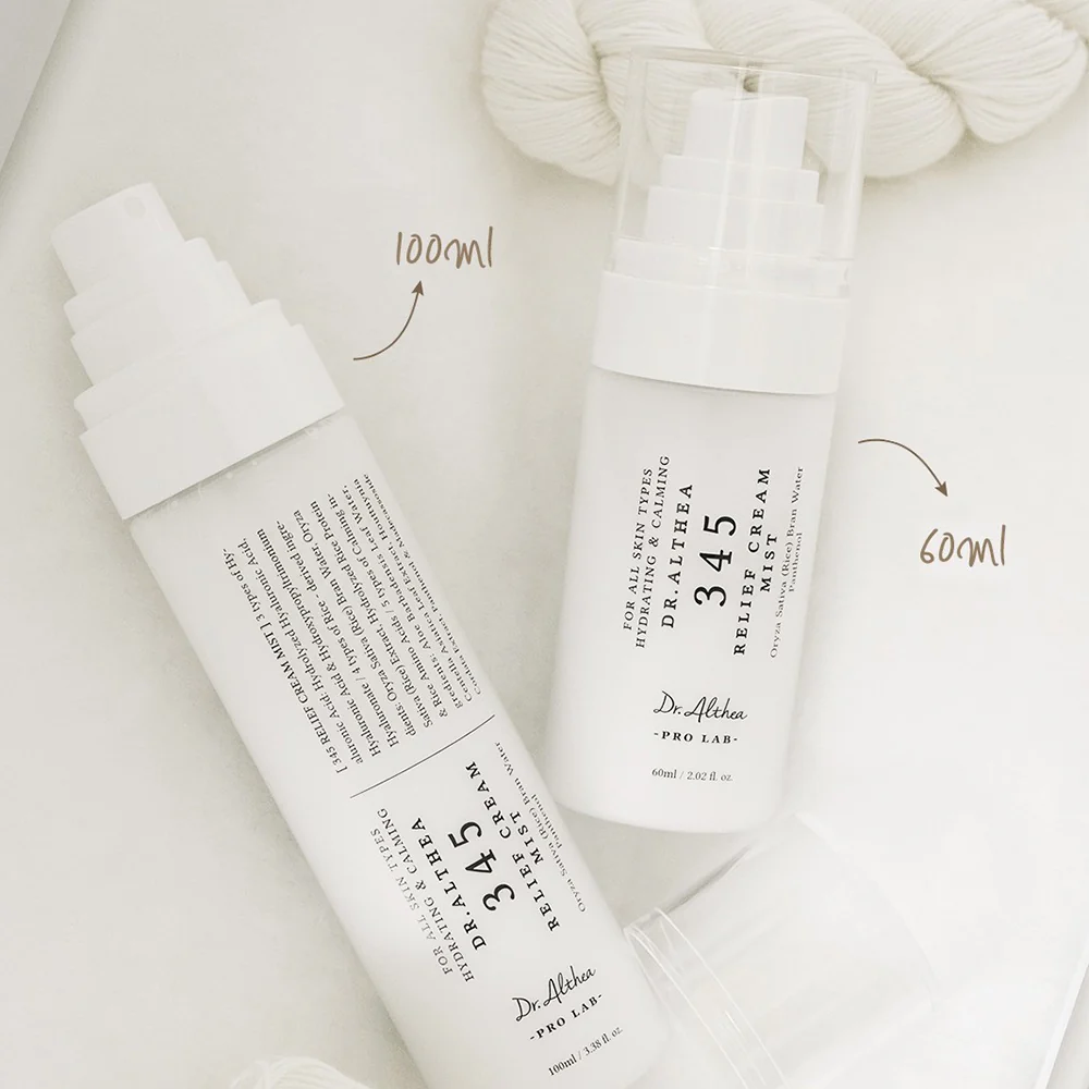 345 Relief Cream Mist nawilżająca mgiełka do twarzy 100ml - Image 2