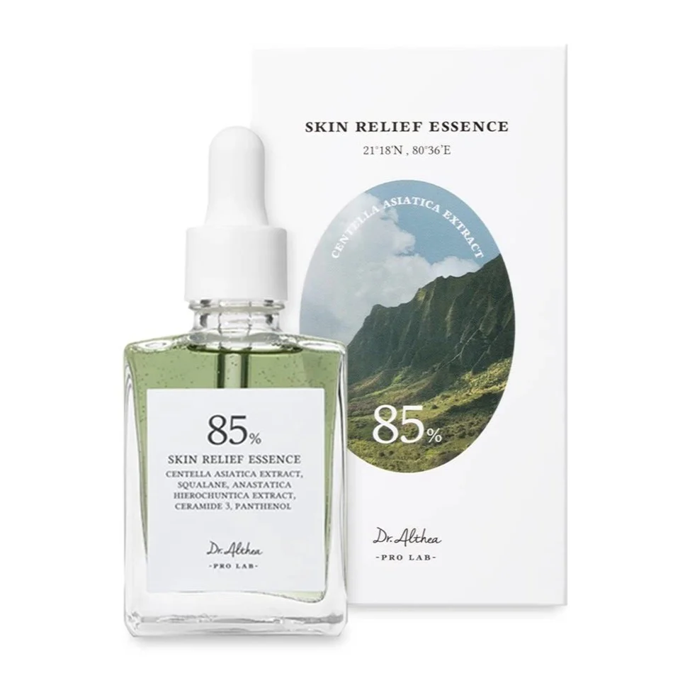 85% Skin Relief Essence kojąca esencja w formie ampułki z 85% ekstraktu z wąkroty azjatyckiej 30ml - Image 2