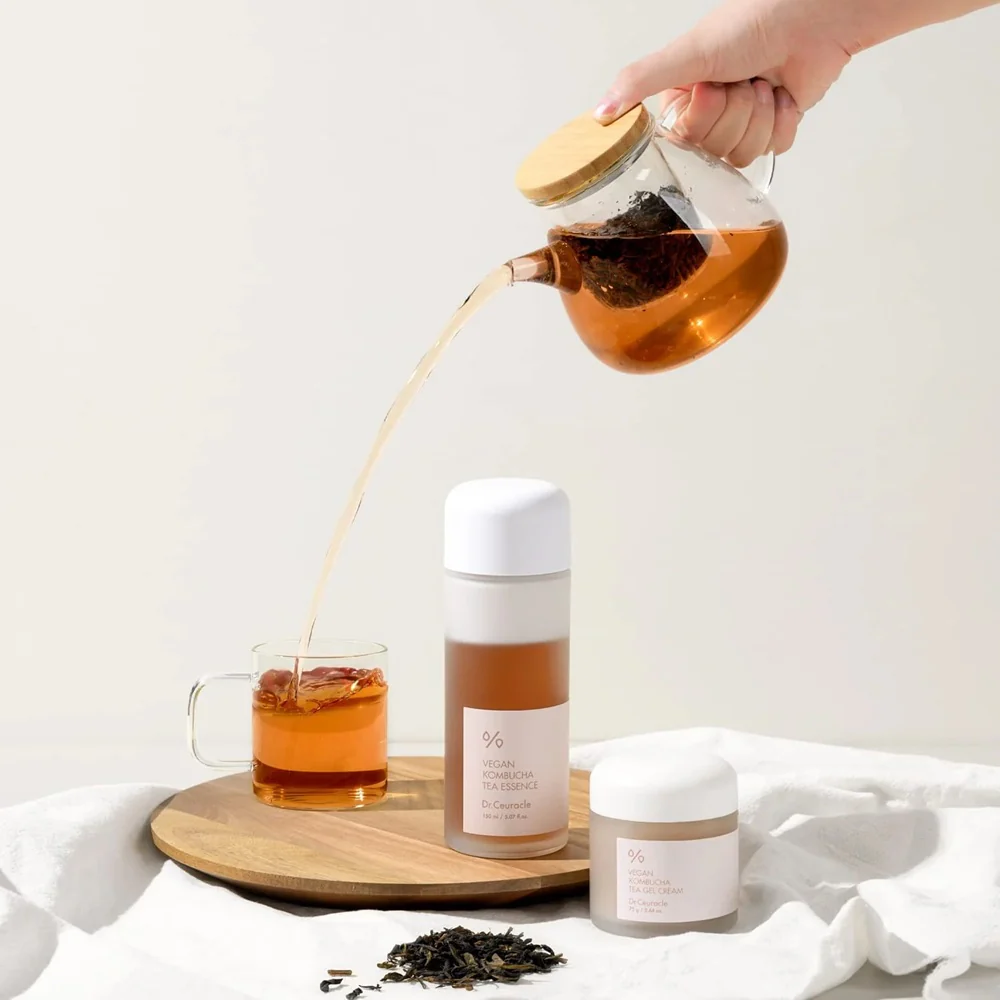 Vegan Kombucha Tea Essence wegańska esencja do twarzy ze sfermentowanym ekstraktem z herbaty 150ml - Image 2